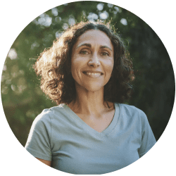 woman smiling